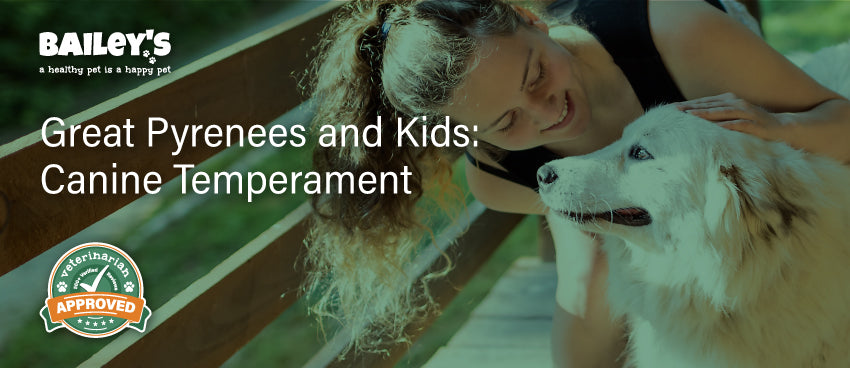 Great Pyrenees and Kids: Canine Temperament - Blog Featured Banner Image