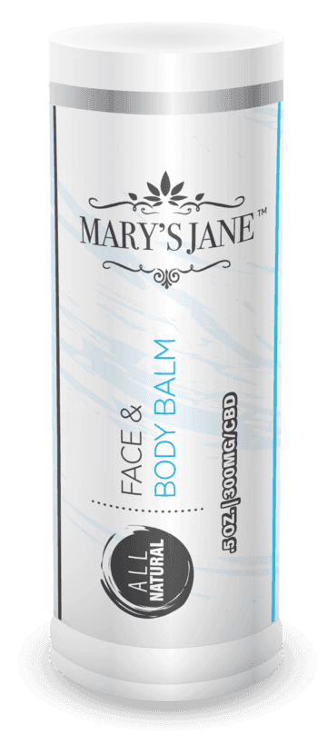 Mary's Jane Beauty All Natural Face & Body Balm Stick With 300MG CBD