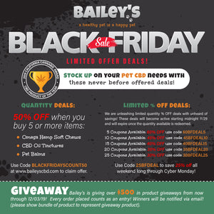 Bailey's Black Friday 2019 Deals!