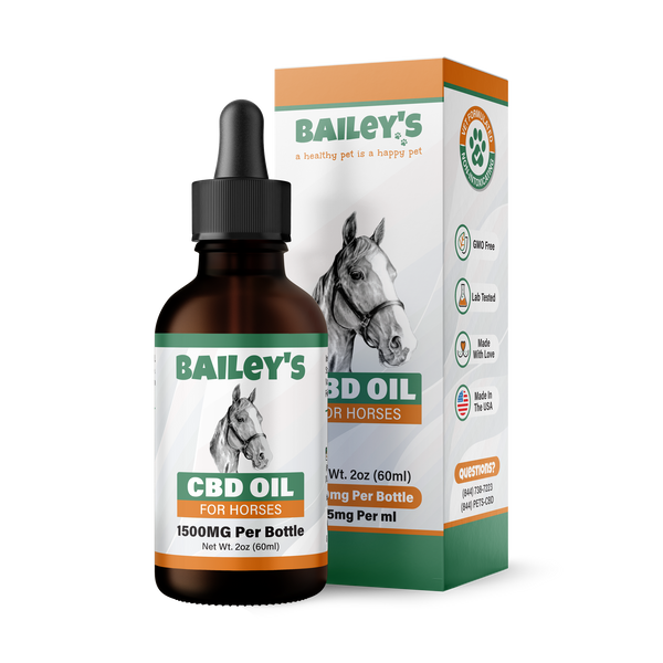 Baileys CBD Oil For Horses 1500mg Front