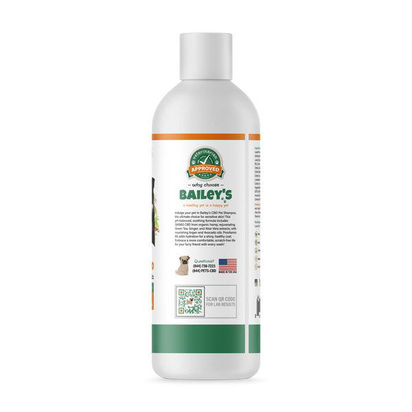 CBD Pet Shampoo w/ Aloe, Avocado Oil & Colloidal Oatmeal