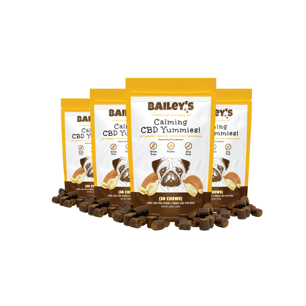 Bailey's Calming CBD Yummies 30 Count 4 Bags