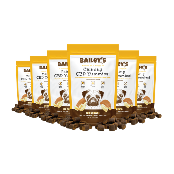 Bailey's Calming CBD Yummies 30 Count 6 Bags