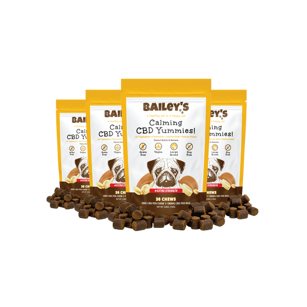 Bailey's Calming CBD Yummies Extra Strength 30 Count 4 Bags