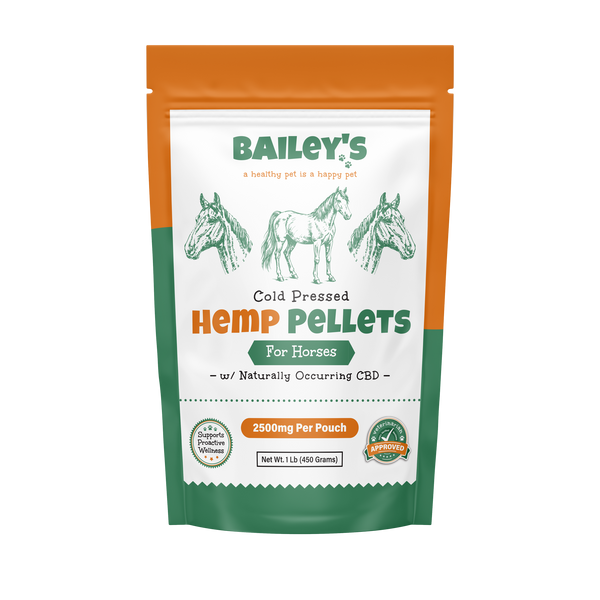 Bailey's CBD Pellets For Horses - 1lb Bag - Product Image - Front Side