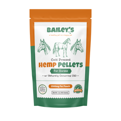 Bailey's CBD Pellets For Horses - 1lb Bag - Product Image - Front Side