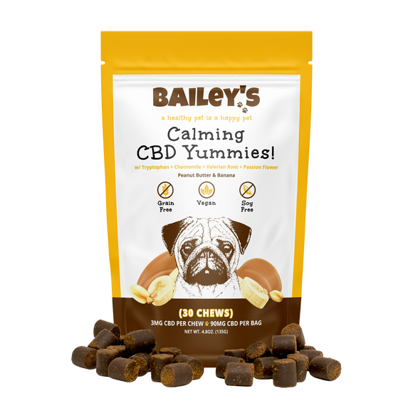 Bailey's Calming CBD Yummies 30 Count Front