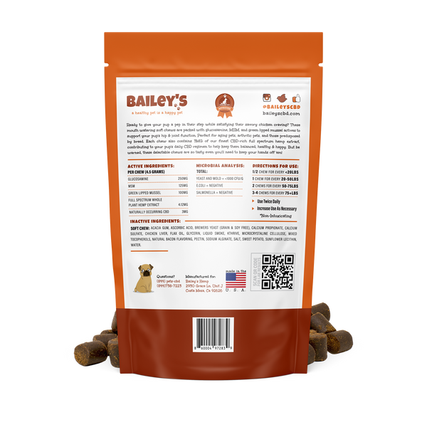 Bailey's CBD Dog Chews Monthly Membership
