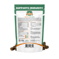 Bailey's Immunity Dog Chews Back View - Detailed Ingredients and Usage Information for Pet Immune System Support. 