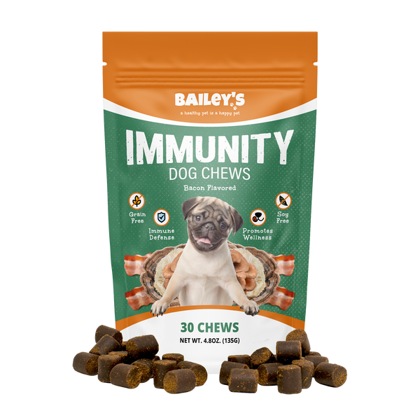 Mushroom Immunity Dog Chews Boost Pet Health Bailey s