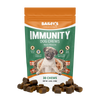 Bailey's Bacon Flavored Immunity Dog Chews Front View - Enhanced Pet Immunity with Mushrooms and Colostrum.