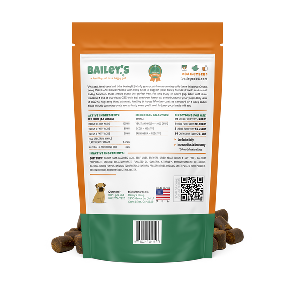 Bailey's CBD Dog Chews Monthly Membership