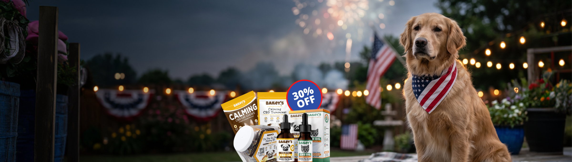 Baileys CBD - July 4th Event, 30% Sitewide!