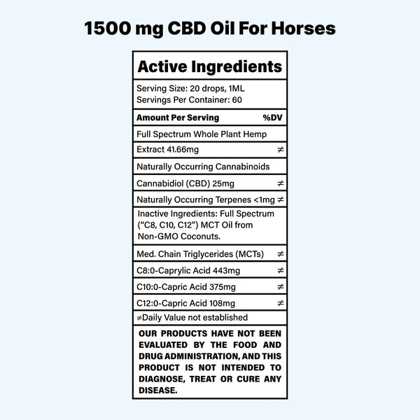 CBD Oil For Horses