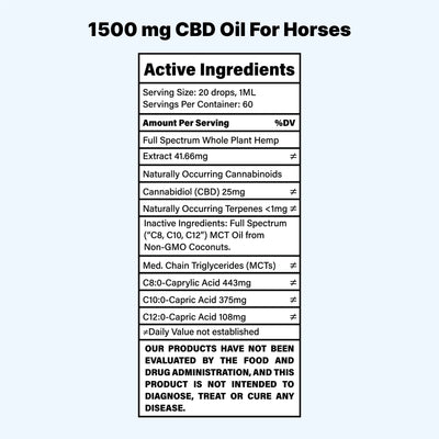 CBD Oil For Horses