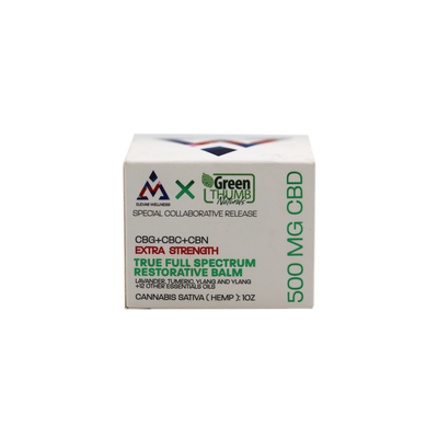 Premium 500mg CBD True Full Spectrum Restorative Balm with Lavender & Turmeric