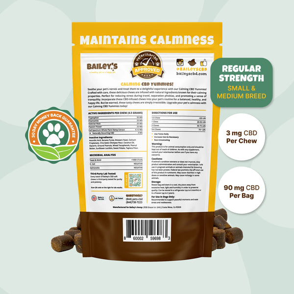 Bailey's CBD Dog Chews Monthly Membership