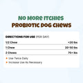 No More Itchies Probiotic Dog Chews