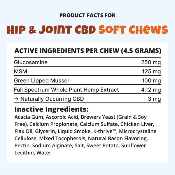 Hip & Joint CBD Soft Chews