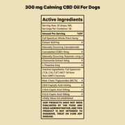 Calming CBD Oil For Dogs
