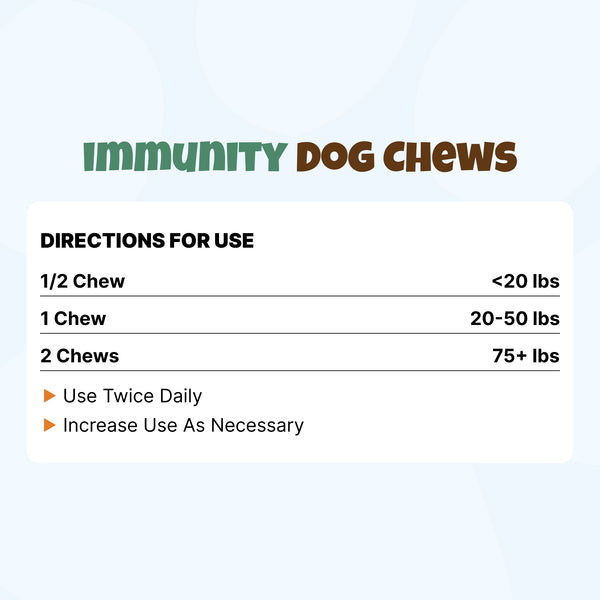 Immunity Dog Chews
