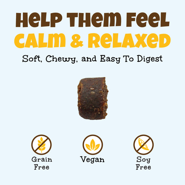 Help Them Feel Calm and Relaxed with Bailey's Calming CBD Yummies - Soft, Chewy, and Easy to Digest