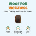 Half Chew - Omega CBD Soft Chews for Dogs - Woof For Wellness