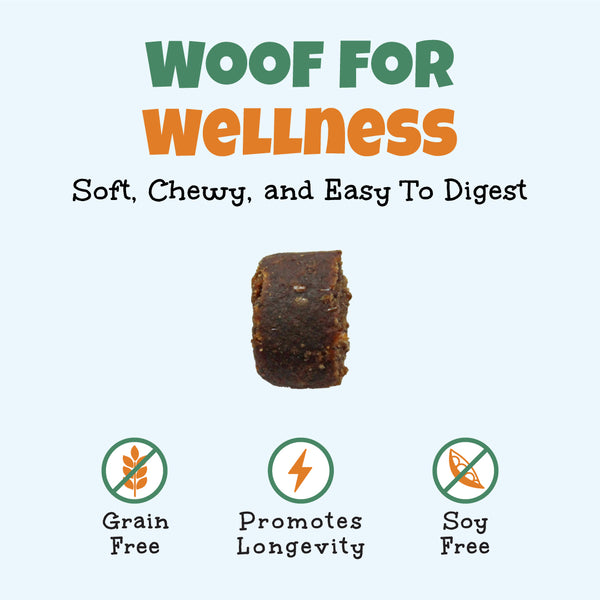 Half Chew - Omega CBD Soft Chews for Dogs - Woof For Wellness