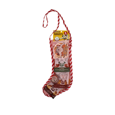 Shop Bailey's Pet CBD Christmas Stockings For Dogs for the holiday season.
