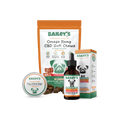 Baileys CBD & CBG Oil For Dogs 1800mg & Omega Hemp CBD Soft Chews Extra Strength 30 Count & Paw & Nose Balm 200mg