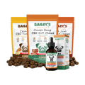 Baileys CBD & CBG Oil For Dogs 1800mg & Omega Hemp CBD Soft Chews Extra Strength 30 Count & Calming CBD Yummies Extra Strength 30 Count & Hip & Joint CBD Soft Chews Extra Strength 30 Count
