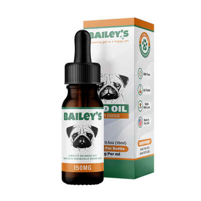 Bailey's 150MG CBD Oil For Dogs Trial Size Tincture (25% OFF Applied In Price)