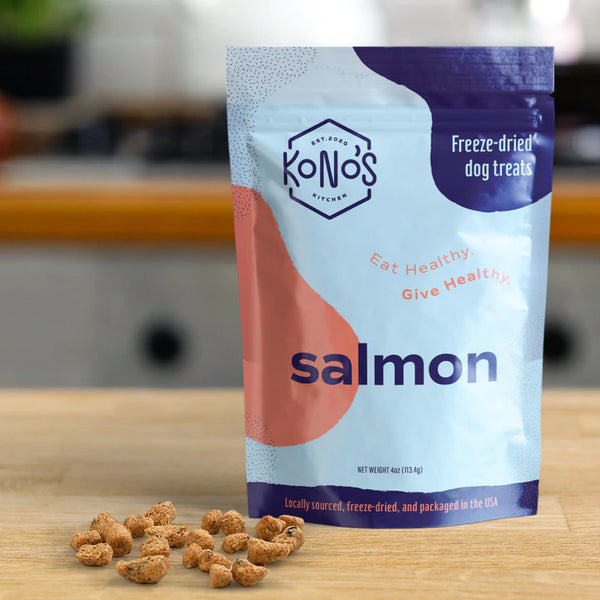 Konos Kitchen Salmon Treats - Single Ingredient Dog Treats