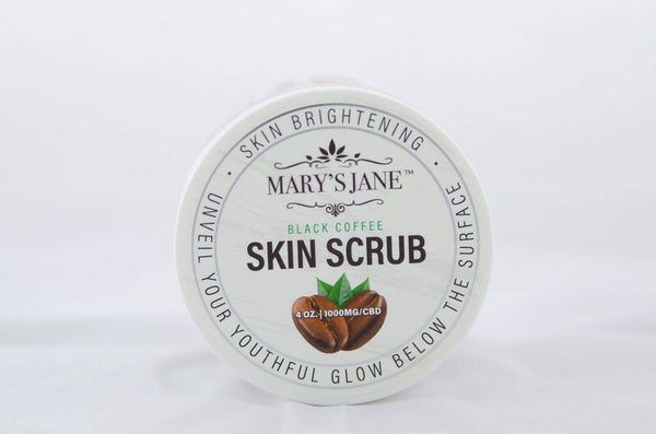 Mary's Jane Beauty Black Coffee CBD Skin Scrub - Bailey's