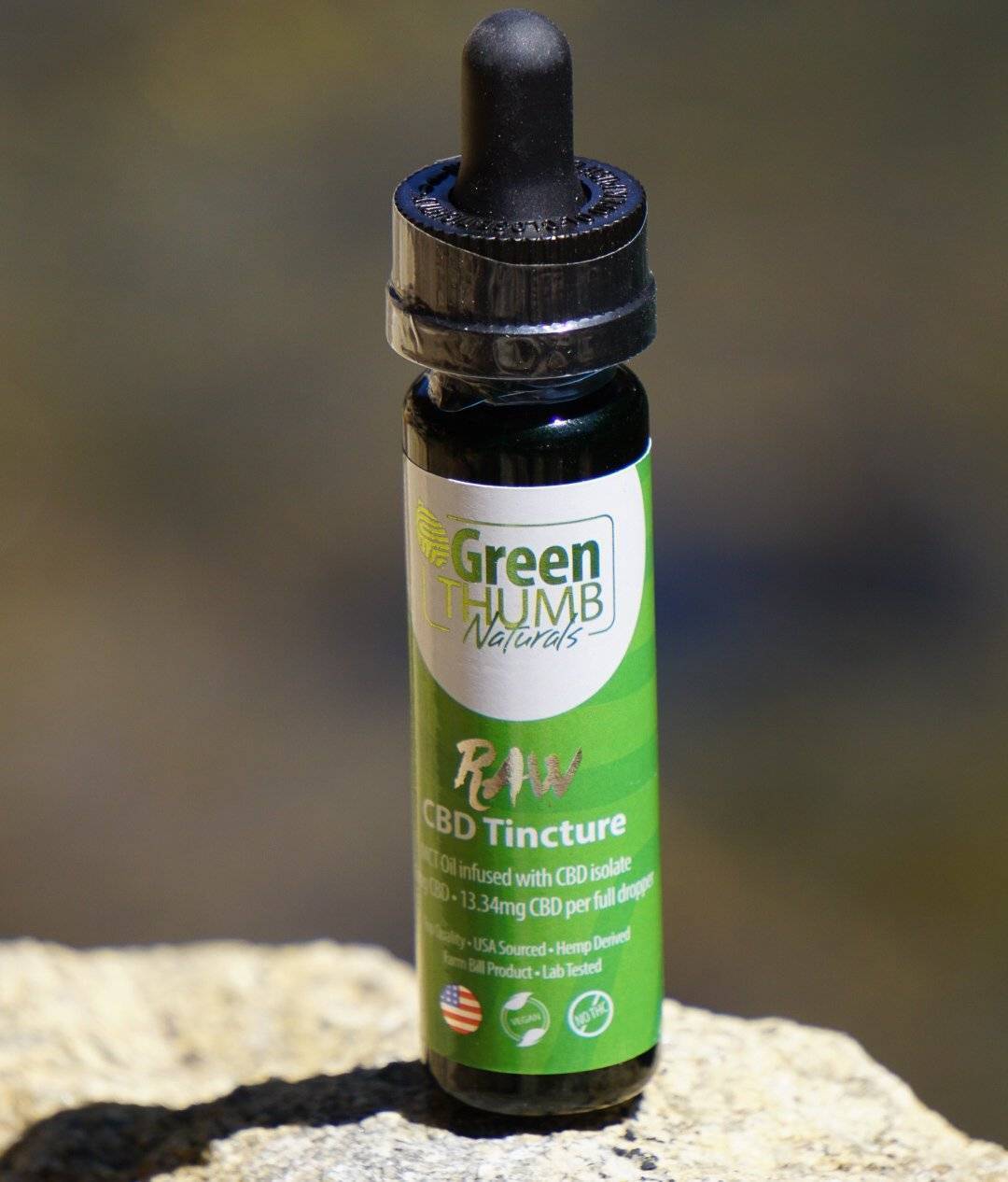 500MG Raw Hemp CBD Tincture | Green Thumb Naturals