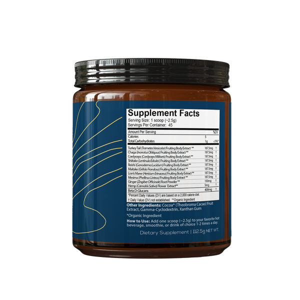 One Farm Daily 8 Mushroom & Hemp Immunity Boost