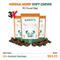 CBD Dog Treats: Bailey's Omega Hemp CBD Soft Chews
