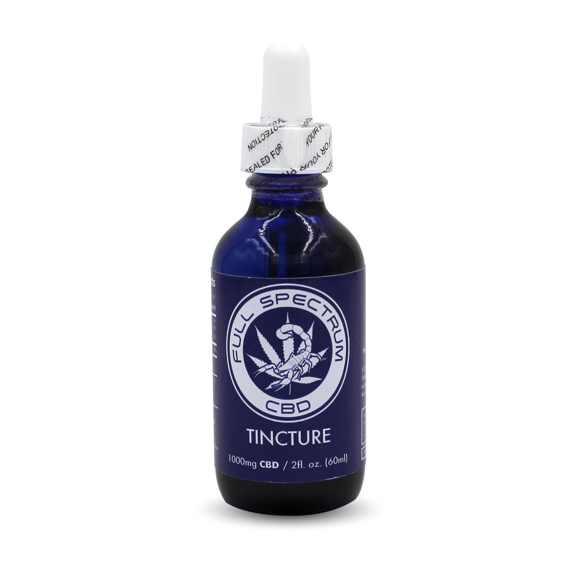 Scorpion Full Spectrum Hemp Oil with 1000mg Naturally Occurring CBD