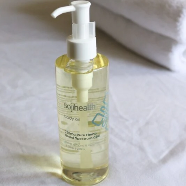 Soji Health CBD Body Oil - Available at Bailey's