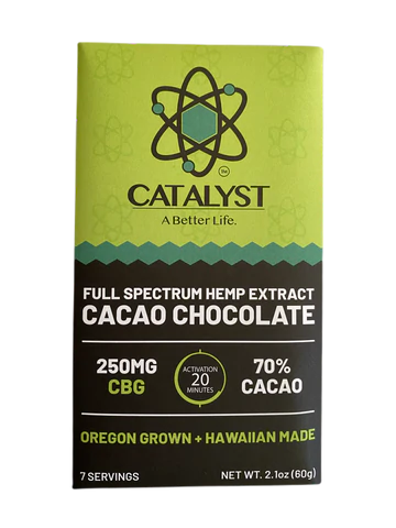 Catalyst Hemp Extract Cacao Chocolate CBG, Hawaiian-style!