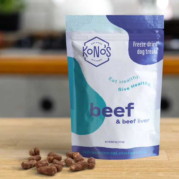 Kono's Kitchen Beef Liver Freeze-Dried Dog Treats