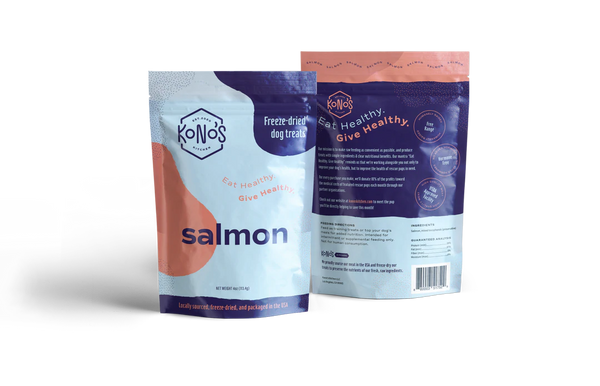 Konos Kitchen Salmon Treats - Single Ingredient Dog Treats