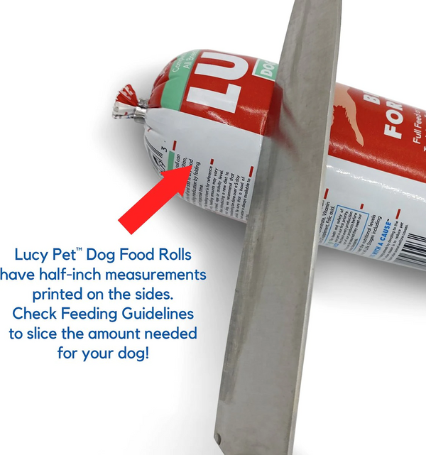 Lucy Pet Beef Formula Dog Food Roll Meal Topper For Dogs