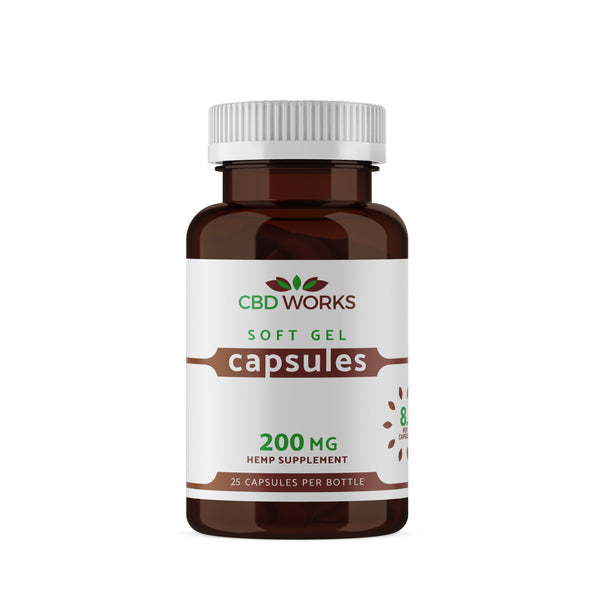 CBD Works Infused Gel Capsules | CBD Ingestibles