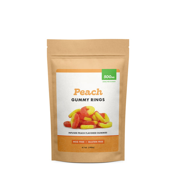 CBD Works | Peach Gummy Rings | CBD Gummies